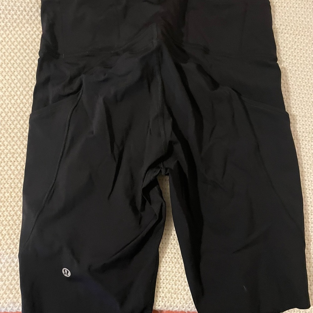Lululemon Black Fast and Free Short 10” Non-reflective